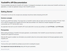 Tablet Screenshot of api.yoolinkpro.com